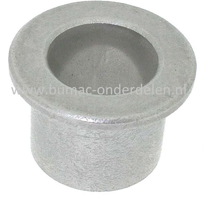 Stalen Lagerbus 22,22x28,58x25,4 mm voor Diverse merken Grasmaaiers - Zitmaaiers - Tuintrekkers - Frontmaaiers, Glijlager, Bus,