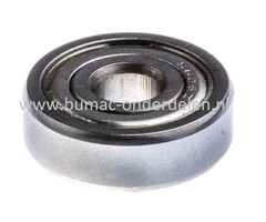 Kogellager 4,95x15,9x13.5 mm voor Husqvarna, Jonsered, Partner, McCulloch Automowers, Robotmaaiers, Maairobots,  210C, 220AC, 230ACX, G1, G2, Solar Mower, Solar Hybrid Wiellager, Rollager, 210 C, 220 AC, 230 ACX, G 1, G 2, 3/16x5/8x3/16 inch