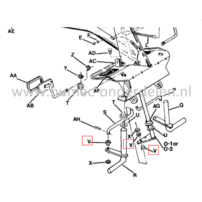Nylon Bus 9,52x12,7x9,52 mm voor Snapper, Simplicity Zitmaaiers - Tuintrekkers - Grasmaaiers 2681, 25062, 25062S, 2651, 2651S, 26062, 26062S, 2661S, 2652S, 3081, 3081S, 2681S, 2652, 25063, 25063S, 25083, 25083S, 26063, 26063S, 28083, 28083S, 30083, 30083S