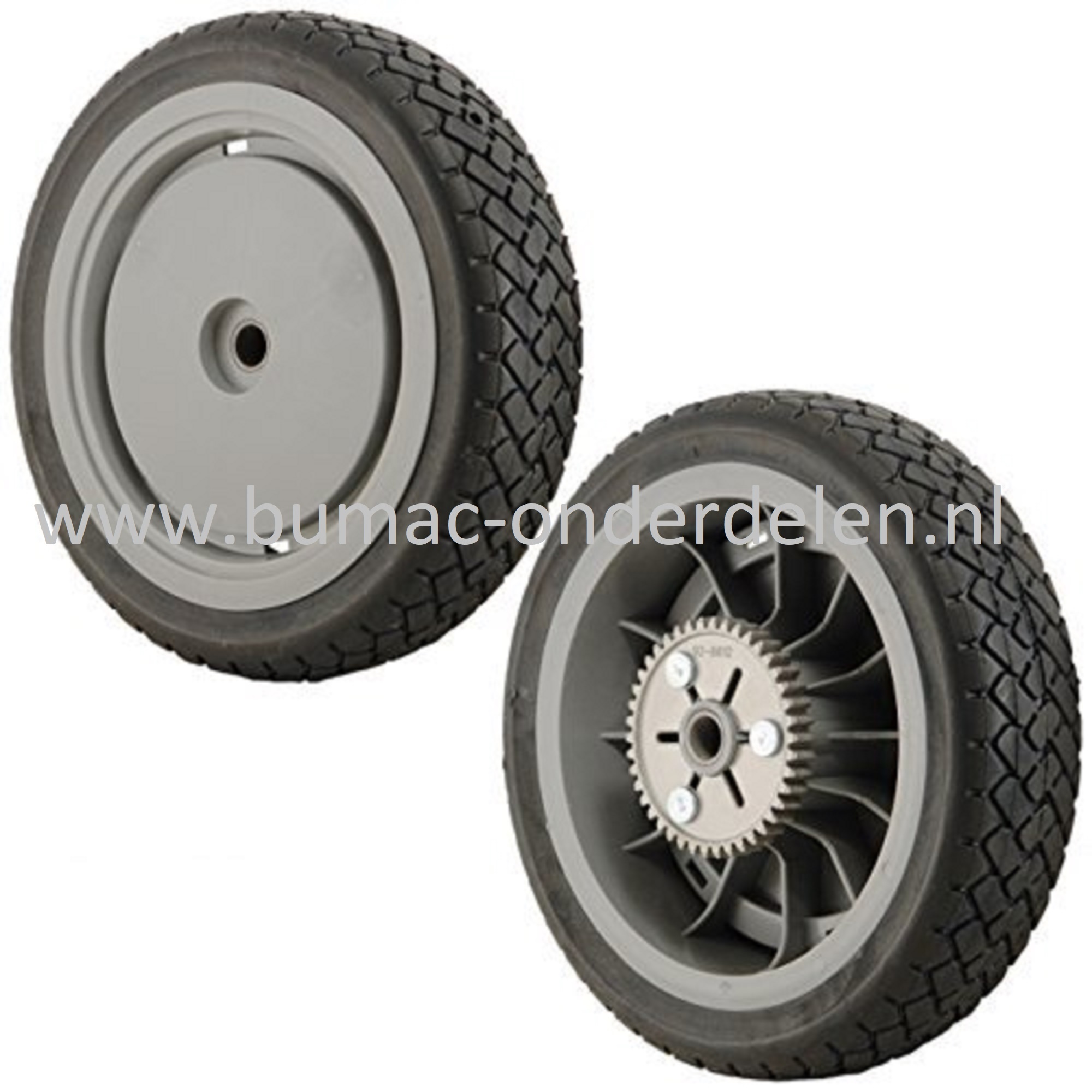 Achterwiel met lager Bui Ø 209 mm Bi Ø 12,7 mm voor Toro, Wheelhorse Grasmaaiers - Loopmaaiers - Benzinemaaiers 20710, 20711, 20714, 20716, Aandrijfwiel, Wiel, Band, Gelagerd Wiel