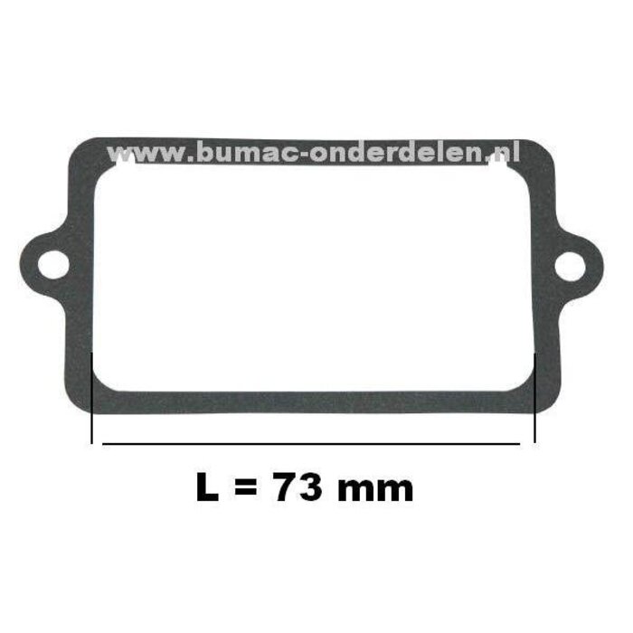 Pakking Klepdeksel B&S Motor 7 - 18 Pk met een Horizontale of Verticale Krukas, Briggs and Stratton Klepdekselpakking voor Zitmaaier - Frontmaaier - Tuintrekker, onderdeel