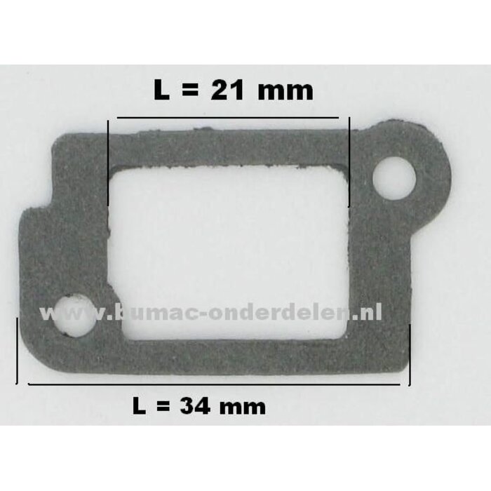 B&S Inlaatpakking voor Sprint Motor op Grasmaaier - Benzinemaaier - Loopmaaier - Cirkelmaaier