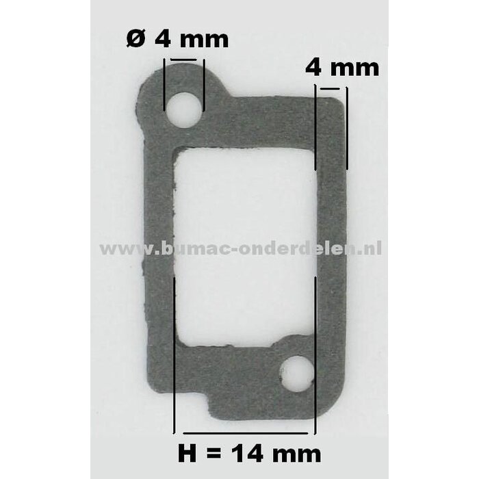 B&S Inlaatpakking voor Sprint Motor op Grasmaaier - Benzinemaaier - Loopmaaier - Cirkelmaaier