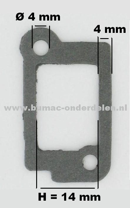 B&S Inlaatpakking voor Sprint Motor op Grasmaaier - Benzinemaaier - Loopmaaier - Cirkelmaaier