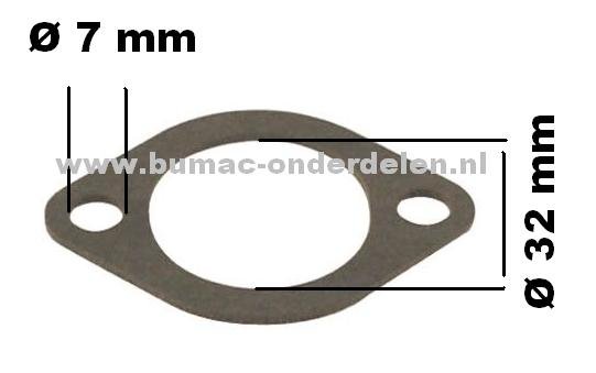 Inlaatpakking voor Briggs and Stratton Motoren van 7 t/m 18 Pk op Zitmaaiers - Frontmaaiers en Zero Turn Maaiers, onderdeel