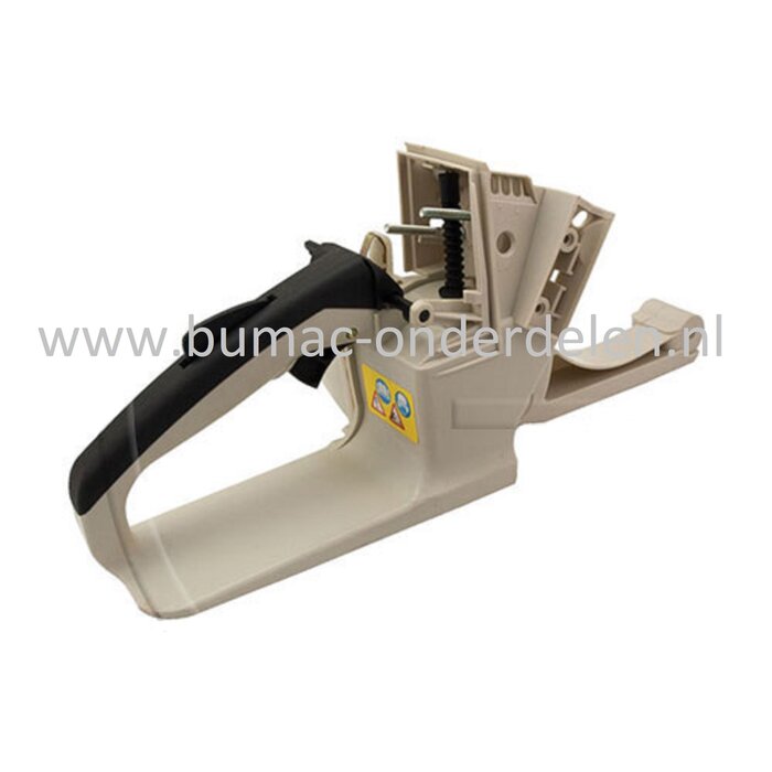 Benzinetank met Handvat voor Stihl Motorzaag - Kettingzaag 024, 026, MS240, MS260. Tankbehuizing, Tankhuis, Tank met Gashendel, MS 240, MS 260