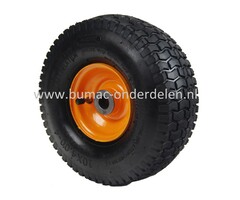 Gelagerd Wiel 10x400-4 voor McCulloch Zitmaaiers, Tuintrekkers M9566X, M95-66X, Band, Compleet wiel, Wiel met lager, M 95 66 X, M 9566 X