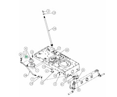 Stuurplaat Stuurinrichting voor MTD, CUBCADET, WOLF, YARDMAN, BOLENS, WHITE GLX96SH, MF36-13RT, MF38-13ST, A105.180H, A92H, 105.180H, 92.130T, 105.175H, E13/92H, Optima LG200H, OPTIMA LN200H, Smart RC 125, Smart RE 130, Smart RF 125, Smart RG 145, Smart