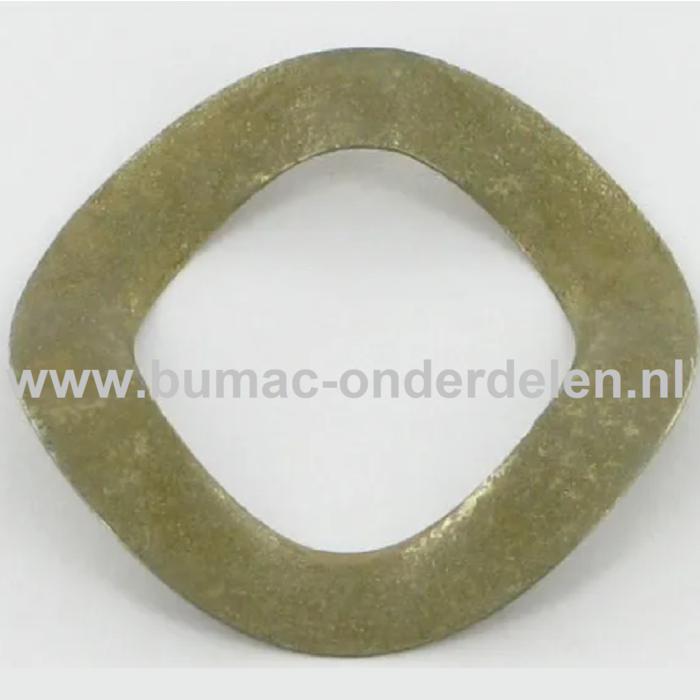 Veerring voor Moer voor de Montage van de Poelie op Aandrijfbak Stiga, Dolmar, Castelgarden, Mountfield, Alpina Zitmaaier, Tuintrekker, Frontmaaier, Aandrijfpoelie op Tuff Torq of Kanzaki Aandrijfbak, Hydrostaat, Poelie C op Bak K46IA 6460-24163 Veer Ring