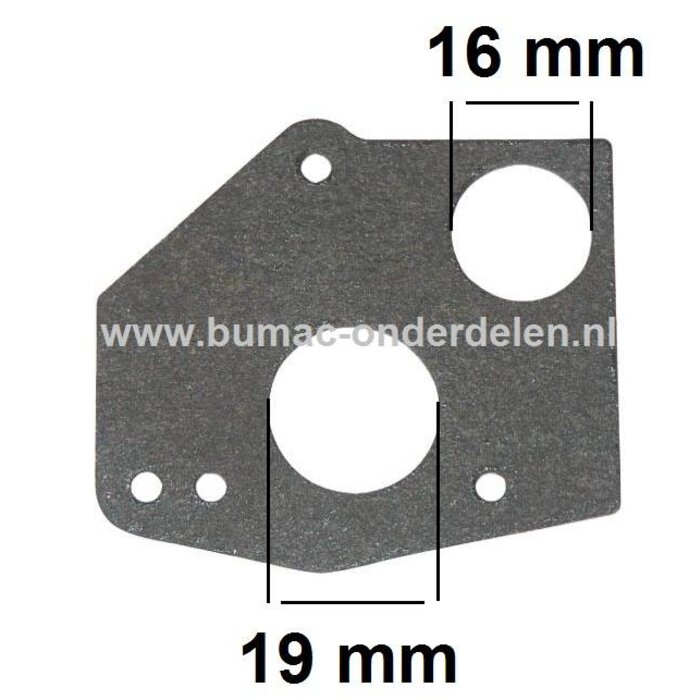 Tankpakking voor 3 - 5 Pk B&S Motor met Horizontale Krukas gebruikt op Tuinfrees - Verticuteermachine - Kooimaaier