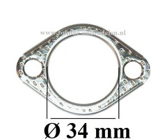 Uitlaatpakking voor Zitmaaiers met Briggs and Stratton motor, Frontmaaiers, Husqvarna, Jonsered, MTD, Wolf, Toro, Stiga, CastelGarden, onderdeel
