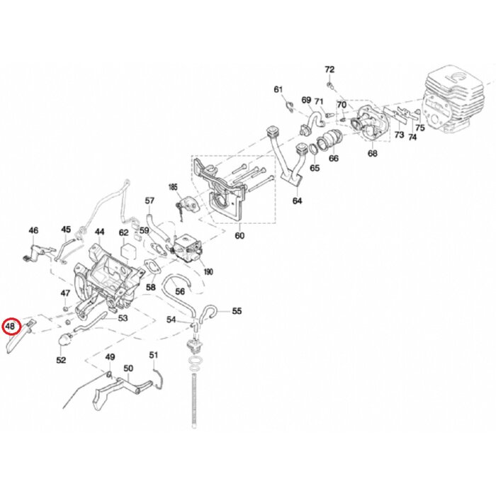 Blokkeerhendel voor DOLMAR, MAKITA PC6112, EK6100 op Bandenzaag - Motorslijpers - Doorslijpers