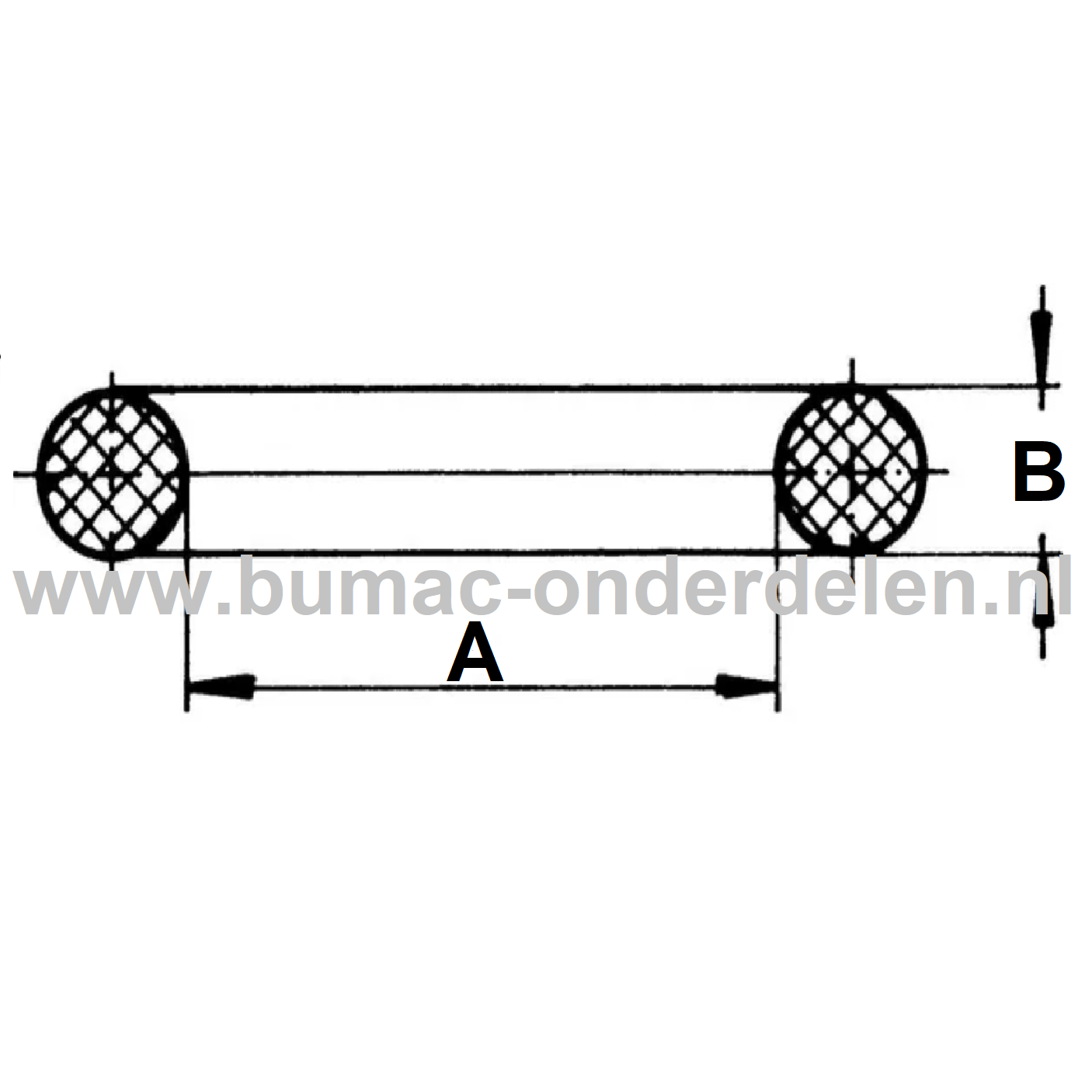 O-Ring Ø 113x3 mm Dichting voor Grasmaaier, Zitmaaier, Trekker, Kettingzaag, Bosmaaier, Minikraan, Waterpomp, Generator, Hogedrukreiniger, Trilplaat, Tuinfrees, Stofzuiger, Centrifugaalpomp, Boormachine, Dichtingsring, Ring Afdichting