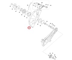 Beschermkap voor DOLMAR, MAKITA PC6114, PC6112, EK6100 op Bandenzagen - Motorslijpers - Doorslijpers PC 6114, PC 6112, EK 6100