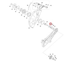 Kogellager voor DOLMAR, MAKITA PC6114, PC6112, EK6100 op Bandenzagen - Motorslijpers - Doorslijpers PC 6114, PC 6112, EK 6100
