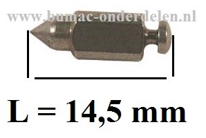 Vlotternaald met Zitting en Ophanging Compleet voor Briggs and Stratton IC en Power Build Motor op Zitmaaiers en Frontmaaiers