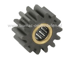 Tandwiel met Naaldlager voor John Deere, Sabo Loopmaaiers, Grasmaaiers C43, C52KS, PRO43, 5-PRO, C52T, Mulcher 52-152, FJ180V, JX90, Rondsel, C 43, C 52 KS, PRO 43, 5 PRO, C 52 T, Mulcher 52 152, FJ 180 V, JX 90