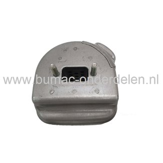 Uitlaat Compleet voor Dolmar - Makita PS34, PS36, PS41, PS45 op Kettingzagen, Motorzagen Geluiddemper PS-34, PS-36, PS-41, PS-45, onderdeel