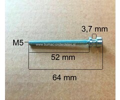 Schroef voor Kettingspanner voor DOLMAR, MAKITA PS34, PS36, PS41, PS45 op Kettingzagen, Motorzagen Spanschroef ,Spanner PS-34, PS-36, PS-41, PS-45, onderdeel