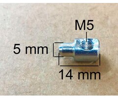 Nok voor Kettingspanner voor DOLMAR, MAKITA PS34, PS36, PS41, PS45 op Kettingzagen, Motorzagen PS-34, PS-36, PS-41, PS-45 onderdeel