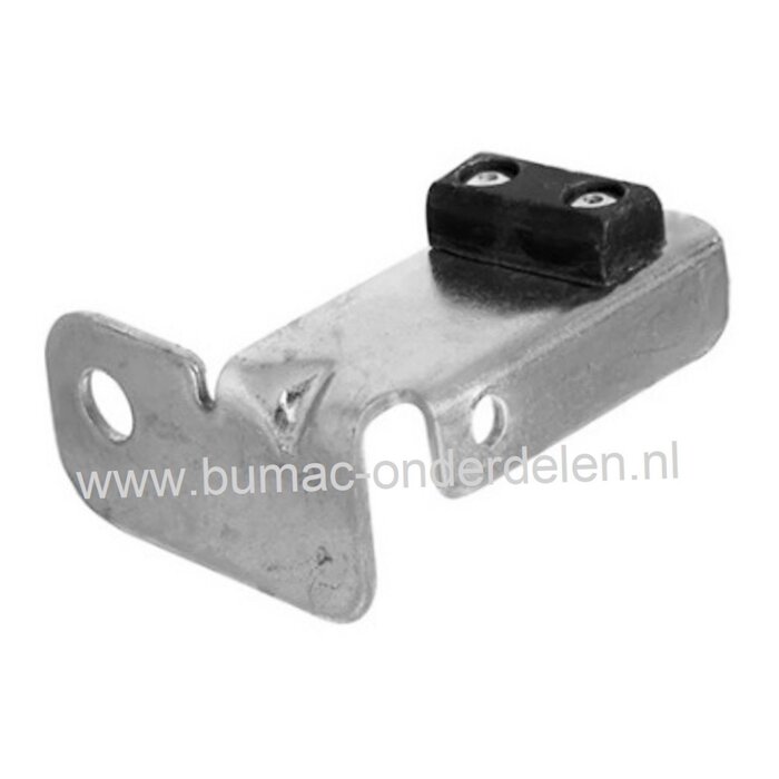 Steun met Remblok voor Uitschakelen Maaimessen voor MTD, WOLF, YARDMAN, CUBCADET, WHITE DLX96SA, DLX107, ELX107, JLX96, JLX107, LX96, GLX96SH, MF41-18RH, BL175/105AT, Ambition 105, Blue Power 105, Select 105, 903LT, 908LA, LN155, P180AMN, P200HN, Gold, Op