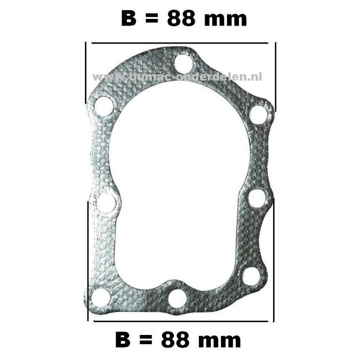 Koppakking voor de Briggs and Stratton Sprint Motor op Grasmaaiers en B&S Motoren met Horizontale Krukas van Viking, Alko, Brill, Stiga, Husqvarna, Jonsered, CastelGarden, Mountfield, Partner, Mc Culloch