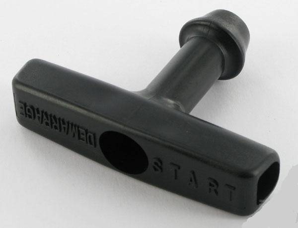 Handvat - Startgreep voor Startkoord T/m Ø 5 mm diverse Motoren van Briggs and Stratton, Honda, Kohler, Kawasaki, Tecumseh op Grasmaaier, Kantensnijder, Trilplaat, MTD, Stiga, Wolf, Husqvarna, Viking, Jonsered, Dolmar, Revo, Castelgarden, Alko, onderdeel