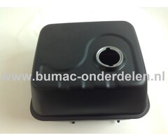 Brandstoftank voor Loncin Motor op Trilplaat, Generator, Kooimaaier, Tuinfrees, Houtversnipperaar, Waterpomp, Bouwlift, Bobcat, Minikraan, Aggregaat, Hoogwerker, Veegmachine, Hakselaar, Hogedrukreiniger, Verticuteermachine, Kantensnijder, benzinetank