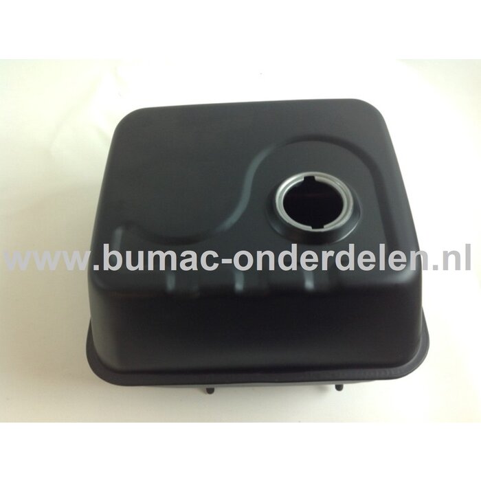 Brandstoftank voor Loncin Motor op Trilplaat, Generator, Kooimaaier, Tuinfrees, Houtversnipperaar, Waterpomp, Bouwlift, Bobcat, Minikraan, Aggregaat, Hoogwerker, Veegmachine, Hakselaar, Hogedrukreiniger, Verticuteermachine, Kantensnijder, benzinetank