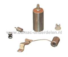 Contactpunten Set met Condensator voor Briggs & Stratton Motoren op Grasmaaiers, Cirkelmaaiers, Benzinemaaiers, Gazonmaaiers, Loopmaaiers Contactpunt, Condenstatorset, Contactpunten, Kontakpunten 	060100, 060200, 060300, 060400, 060500, 061100, 061200, 06