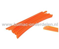 Vervangborstelsset 16 Draden voor Onkruidborstel op Bosmaaiers, Trimmers, Motorzeisen Onkruidborstel - Kunstof  Draadborstel voor Verwijderen van Onkruid tussen Klinkers, Tegels, Trottoirbanden, Sierbestrating, Bosmaaier, Bermmaaiers, Stihl, Husqvarna, Do
