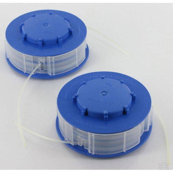 Maaikop met Draad voor Flymo en Alko Trimmer met 1 Nylon Maaidraad van 1,3 mm, Onderdeel voor Electrische Trimmer, Draadcassette, Kanten Snijder, Bos maaier, Onkruid Strimmer, Draadspoelen,