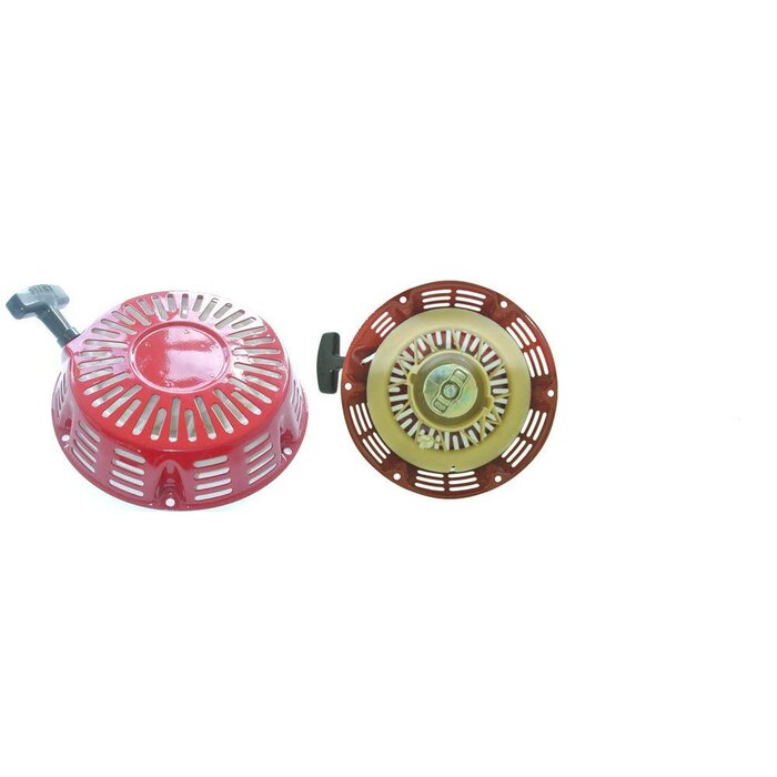 Handstarter voor Honda en Loncin Compleet met 2 Startpallen voor HONDA GX340, GX390 en LONCIN G340F, G340FD, G390F, G390FD motor, Starter voor Houtversnipperaar, Aggregaat, Trilplaat, Cart, onderdeel