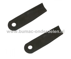 Linker Mestips per set voor 1 Maaimes van Countax, Westwood Zitmaaiers, Frontmaaiers, Tuintrekkers met Maaidek 42 Inch, Set van 2 Maaimessen, Maaimesset D1200, T1600 Maaidek 42"