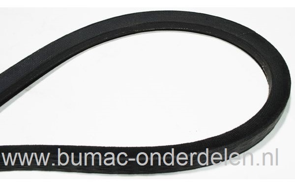 Getande riem 12,7x905 mm voor Wielaandrijving op John Deere, Sabo Loopmaaiers, Grasmaaiers C43, C52KS, PRO43, 5-PRO, C52T, Mulcher 52-152, FJ180V, JX90,  V snaar, Aandrijfriem Wielen, C 43, C 52 KS, PRO 43, 5 PRO, C 52 T, Mulcher 52 152, JX 90