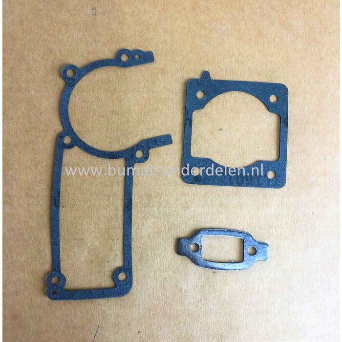 Pakkingsset voor Stiga, Castelgarden, Mountfield, Alpina Kettingzagen, Motorzagen AC38, AC42, ACS538, ACS542, CS540, CS545, MC4216, MF2500, SP386, SP426, Dichtingsset, Dichting set, Pakking set, AC 38, AC 42, ACS 538, ACS 542, CS 540, CS 545, MC 4216, MF