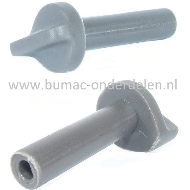 Chokeknop voor Stiga, Castelgarden, Mountfield, Alpina Kettingzagen, Motorzagen AC38, AC42, AC52, ACS538, ACS542, MC4216, MC4616, MC5218, SP386, SP426, SP466, SP526, Choke, Draaiknop voor Chokebediening, AC 38, AC 42, AC 52, ACS 538, ACS 542,  MC 4216, MC