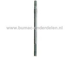 Tapeind voor LONCIN Motoren op Trilplaat, Tuinfrees, Kooimaaier, Aggregaat, Veegmachine, Verticuteermachine, Hakselaar, Hoogwerker, Generator, Houtversnipperaar, Zitmaaier, Frontmaaier, Grasmaaier Draadeind, Verbindingstang G160F, G200FD, LC168F1, LC168F2