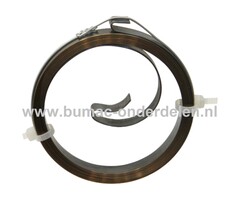 Startveer voor Loncin Motoren op Trilplaat, Tuinfrees, Kooimaaier, Aggregaat, Veegmachine, Verticuteermachine, Hakselaar, Hoogwerker, Generator, Houtversnipperaar, Zitmaaier, Grasmaaier Starterveer, Start Veer G240F, G240FD, G270F, G270FD, onderdeel