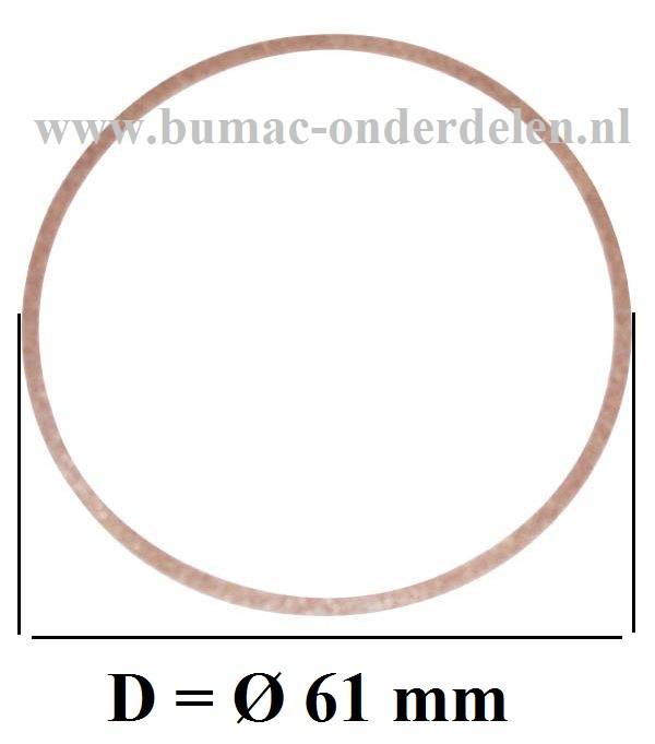 Vlotterbakpakking voor Briggs and Stratton Power Build Motor met 7 t/m 18 PK en een Horizontale of Verticale Krukas op Zitmaaier - Frontmaaier - Tuintrekker Dichting