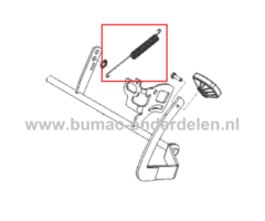 Trekveer Rempedaal voor ALKO, SOLO Zitmaaiers, Tuintrekkers, Grasmaaiers, Frontmaaiers Trekveer, Veer Rempedaal, Remveer T 15-95.6 HD A, T 16-105.4 HD V2, T 23-125.4 HD, T 18-111.9 HDS, T 18-95.4 HD, T 15-95.4 HD-A