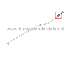 Drukveer Rijaandrijvingstang voor ALKO, SOLO Zitmaaiers, Tuintrekkers, Grasmaaiers, Frontmaaiers Drukveer, Druk Veer, Rijaandrijving Stang veer Powerline T 16-103.7 HD, T 17-103.8, T 16-105.4 HD, T 15-93.7 HD-A, T 16-95.5 HD, T 18-95.4 HD, T 15-95.4 HD-A