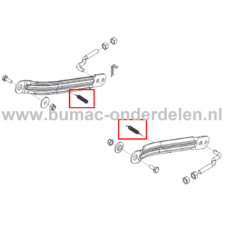 Trekveer voor Voorste Maaidek Ophanging op ALKO, SOLO Zitmaaiers, Tuintrekkers, Grasmaaiers, Frontmaaiers Trekveer, Trek Veer, Veer voor Maaidekophanging T 13-93.8 HD-A, T 16-105.4 HD, T 23-125.4 HD, T 18-111.9 HDS, T 15-95.4 HD-A, T 18-95.4 HD