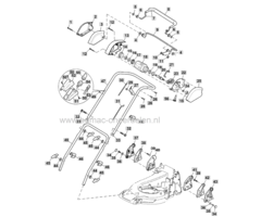 Koppelingskabel voor Regelen Rijsnelheid - Variomatic van de Wielen Bij Sabo en John Deere Grasmaaiers met 43 en 47 Inch Maaidek 47 Vario E, Koppeling kabel  voor Bediening Vario