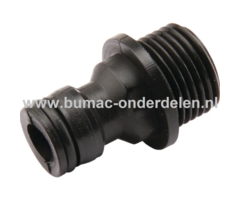 Nippel Maaidek Reiniging op ALKO, SOLO Zitmaaiers, Tuintrekkers, Grasmaaiers, Frontmaaiers Wateraansluiting voor Reinigen van Zitmaaier Maaidekken, Water Aansluit Nippel voor Schoonmaken van het Maai Dek wateraansluiting Powerline T 13-102 SP, T 18-102 HD