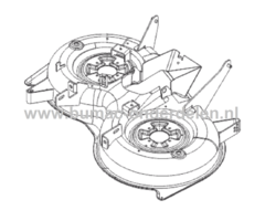 Maaidek 92 Cm Opvang en Mulch voor ALKO, SOLO Zitmaaiers, Tuintrekkers, Grasmaaiers, Frontmaaiers Maaihuis, Maai Dek T 15-95.4 HD-A, T 16-95.4 HD, T 18-95.4 HD, T 13-93.8 HD-A
