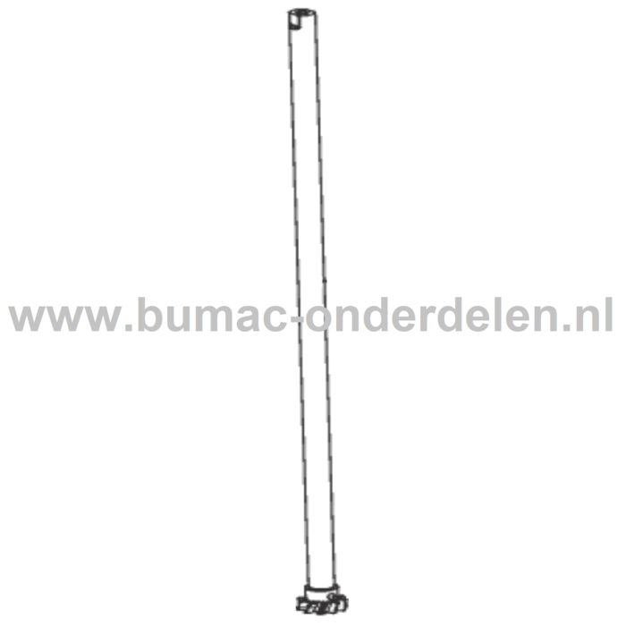Stuuras voor ALKO, SOLO Zitmaaiers, Tuintrekkers, Grasmaaiers, Frontmaaiers Stuuras met vast Tandwiel, As voor Stuur inrichting, Stuuras, Stuurtandwiel T 16-95.6 HD, T 23-125.5 HD, T 22-110.0 HDH-A,  T 15-95.5 HD-A, T 18-95.5 HD