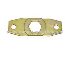 Meshouder voor Pilote 88 en Sentar Verticuteermachines, Verticuteer Machine, Ontmossers Vertikuteer Mes Houder S400E, S400B, S400H, onderdelen