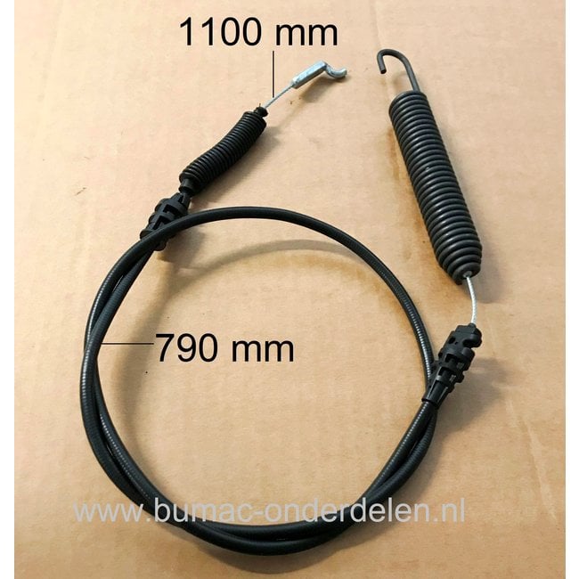 Câble D'accélérateur Pour Tondeuse à Gazon - Remplacement OEM 582991501 - Z Bend Chaque Extrémité - 156cm