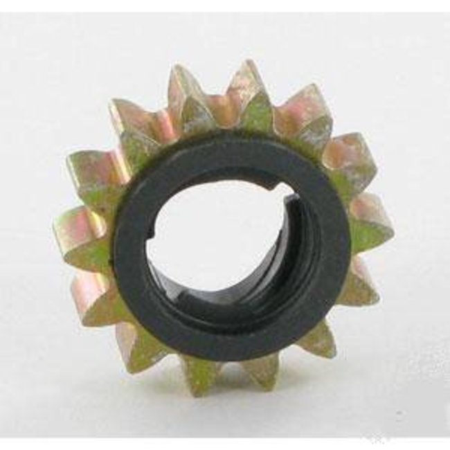 Startmotor Bendix Tandwiel voor Briggs and Stratton motor op Zitmaaier, Frontmaaier, Grasmaaier, gietijzeren tandwiel 14 tands, onderdeel